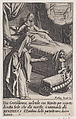 The Baby, from Scelta d'Alcuni Miracoli e Grazie della Santissima Nunziata di Firenze (Selection of Some Miracles and Graces that Occurred in the Church of the Annunziata in Florence), Jacques Callot French, Engraving; second state of two (Lieure)