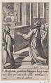 Margherita, from Scelta d'Alcuni Miracoli e Grazie della Santissima Nunziata di Firenze (Selection of Some Miracles and Graces that Occurred in the Church of the Annunziata in Florence), Jacques Callot French, Engraving; second state of two (Lieure)