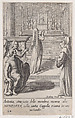 Antonia, from Scelta d'Alcuni Miracoli e Grazie della Santissima Nunziata di Firenze (Selection of Some Miracles and Graces that Occurred in the Church of the Annunziata in Florence), Jacques Callot French, Engraving; second state of two (Lieure)