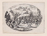 Reverse Copy of Le Petit Portement de Croix (The Small Carrying of the Cross), Jacques Callot  French, Etching