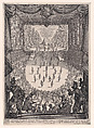 1er Intermède (1st Interlude), from Les Intermèdes (The Interludes), Jacques Callot  French, Etching; fourth state of four (Lieure)