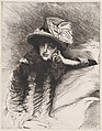 Berthe, James Tissot French, Etching and drypoint; published state