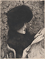 The Newspaper, James Tissot French, Etching and drypoint; published state
