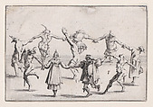 La Ronde (The Round Dance), from "Les Caprices" Series A, The Florence Set, Jacques Callot French, Etching