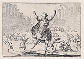 Escarmouche dans un Cirque (Skirmish in a Circus), from "Les Caprices" Series A, The Florence Set, Jacques Callot  French, Etching