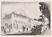 L'Hospice (The Almshouse), from "Les Caprices" Series A, The Florence Set, Jacques Callot French, Etching