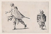 Un Gentilhomme et son Page (A Gentleman and his Page), from "Les Caprices" Series A, The Florence Set, Jacques Callot  French, Etching
