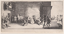 Le Couronnement D'Épines (The Crowning with Thorns), from La Grande Passion (The Large Passion), Jacques Callot  French, Etching and engraving; first state of four (Lieure)