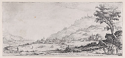 Le Chasse aux Oiseaux (The Bird Hunt), from "Paysages Gravés pour Jean de Médicis appelées aussi Paysages Dessinés a Florence, Vues de Florence, Paysages d'Italie, et Paysages Définitifs" (Landscapes Engraved for Giovanni de'Medici, Landscapes Designed in Florence, Views of Florence, Landscapes of Italy, and Definitive Landscapes), Jacques Callot  French, Etching; second state of two (Lieure)