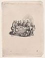 Les Noces de Cana (The Wedding at Cana), from Les Quatre Banquets (The Four Feasts), Jacques Callot  French, Etching and engraving; second state of two (Lieure)
