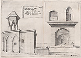 Plate 25, from "Trattato delle Piante & Immagini de Sacri Edifizi di Terra Santa" (Treatise of the Plans & Images of the Sacred Buildings of the Holy Land), Jacques Callot French, Etching and engraving; first state of two (Lieure)