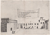 Plate 16, from "Trattato delle Piante & Immagini de Sacri Edifizi di Terra Santa" (Treatise of the Plans & Images of the Sacred Buildings of the Holy Land), Jacques Callot French, Etching and engraving; first state of two (Lieure)