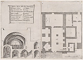 Plate 11, from "Trattato delle Piante & Immagini de Sacri Edifizi di Terra Santa" (Treatise of the Plans & Images of the Sacred Buildings of the Holy Land), Jacques Callot French, Etching and engraving; first state of two (Lieure)