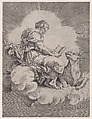 Saint Luke, Agostino Veneziano (Agostino dei Musi) Italian, Engraving