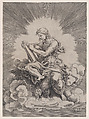 Saint John, Agostino Veneziano (Agostino dei Musi) Italian, Engraving