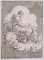 Saint Luke, Agostino Veneziano (Agostino dei Musi) Italian, Engraving