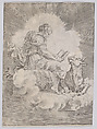 Saint Luke, Agostino Veneziano (Agostino dei Musi) Italian, Engraving