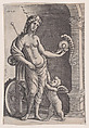 The Love of Glory, Agostino Veneziano (Agostino dei Musi)  Italian, Engraving