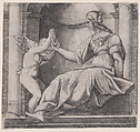 Prudence, Agostino Veneziano (Agostino dei Musi)  Italian, Engraving