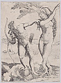 Apollo and Daphne, Agostino Veneziano (Agostino dei Musi) Italian, Engraving
