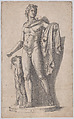 Apollo, Agostino Veneziano (Agostino dei Musi) Italian, Engraving