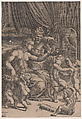 Venus and Vulcan Surrounded by Cupids, Agostino Veneziano (Agostino dei Musi) Italian, Engraving