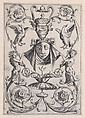 Ornamental Panel, Agostino Veneziano (Agostino dei Musi) Italian, Engraving