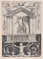 Ornamental Panel, Agostino Veneziano (Agostino dei Musi) Italian, Engraving