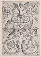 Ornamental Panel, Master I.F.  Italian, Engraving