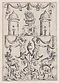 Ornamental Panel, Master I.F.  Italian, Engraving