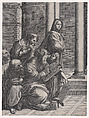 The Group, from Raphael's "School of Athens", Agostino Veneziano (Agostino dei Musi) Italian, Engraving