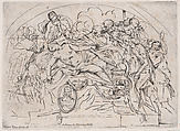 The Suicide of Dido, Pietro Testa  Italian, Etching