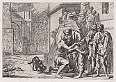 The return of the Prodigal Son, Anonymous, 17th century, Etching