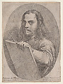 Self-Portrait, Pietro Testa  Italian, Etching