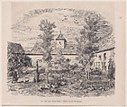 Interior View of a Farm, from "Le Magasin Pittoresque", Charles Jacque  French, Wood engraving