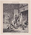 Gruel, from "Le Magasin Pittoresque", Charles Jacque  French, Relief print (Comte process)