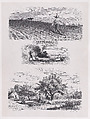 September, from "Album of Rustic Subjects", Charles Jacque  French, Wood engraving; proof
