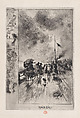 A Jetty in England, Félix-Hilaire Buhot French, Etching, drypoint, and roulette; second state of eight