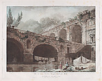 Villa Madama, after H. Robert, Jean François Janinet  French, Aquatint