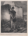 The Plowing Soldier, after Horace Vernet, Jean Pierre Marie Jazet French, Lithograph