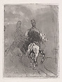 Mounted Cossacks, John-Lewis Brown  French, Aquatint