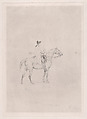 A rider, John-Lewis Brown  French, Etching