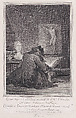 The Draftsman, Jean Jacques Flipart French, Etching and engraving; third state of three
