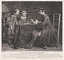 Card Tricks, Pierre Louis Surugue French, Etching and engraving; second state of two