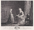 La Bonne Education, Jacques Philippe Le Bas  French, Engraving; second and final state