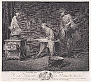 The Drawing Lesson, Jacques Philippe Le Bas  French, Etching, engraving; second state