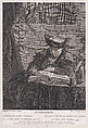 The Philosopher, Bernard Lepicié French, Engraving