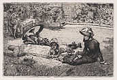 In Full Sunlight, James Tissot  French, Etching and drypoint; published state