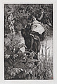 The Widower, James Tissot French, Etching and drypoint; published state