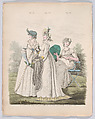 Gallery of Fashion, vol. V: April 1, 1798 - March 1 1799, Nicolaus Heideloff (German, Stuttgart 1761–1837 The Hague), Illustrations: etching and engraving (hand colored)